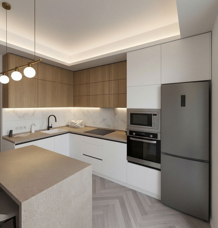 Фото готовой кухни